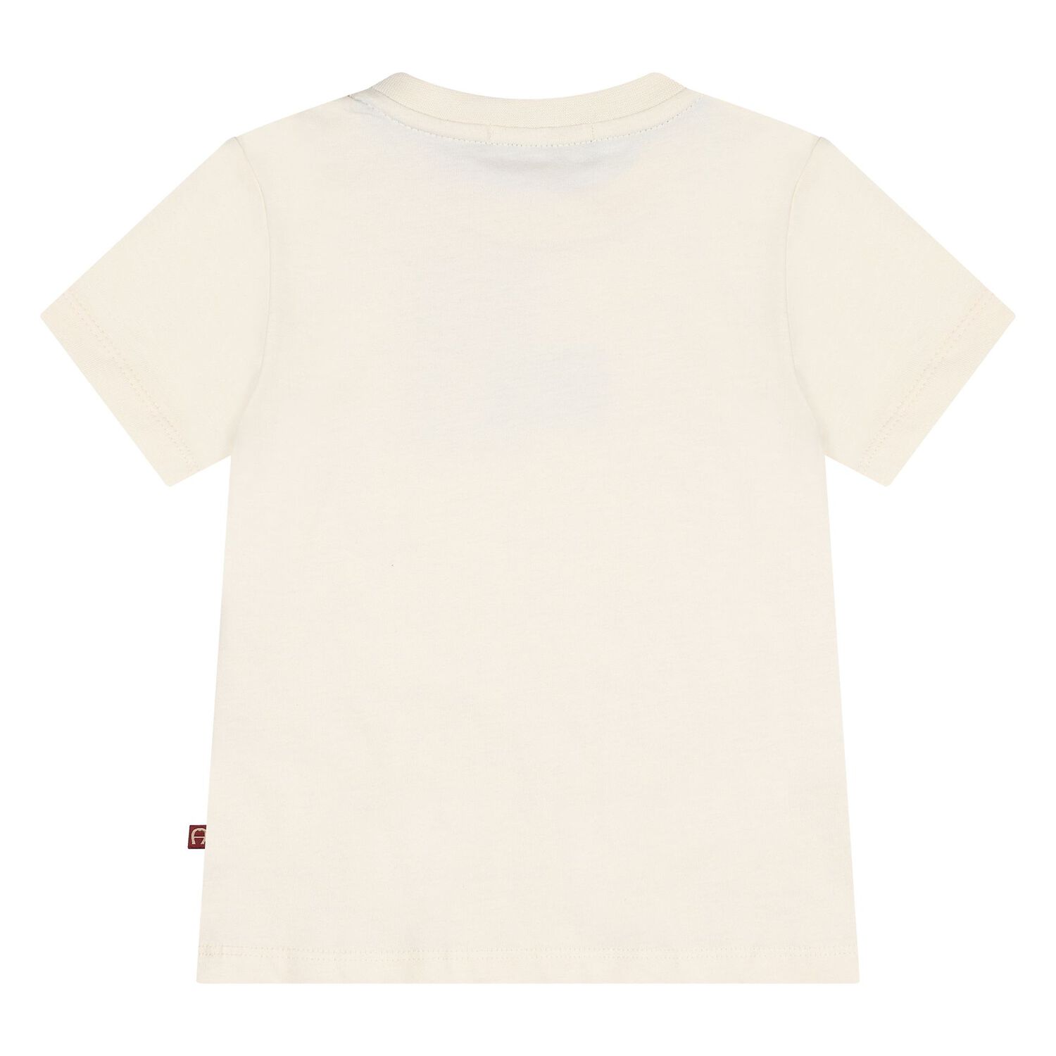Younger Boys Beige Logo T-Shirt, 2, hi-res