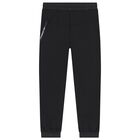Boys Black Logo Joggers, 1, hi-res