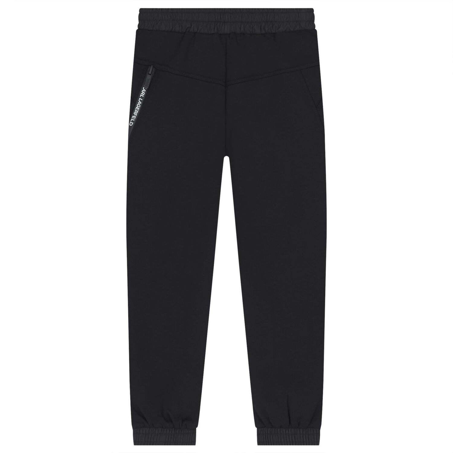 Boys Black Logo Joggers, 1, hi-res