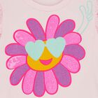 Girls Pink Flower T-Shirt, 1, hi-res