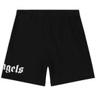 Black Logo Shorts, 1, hi-res