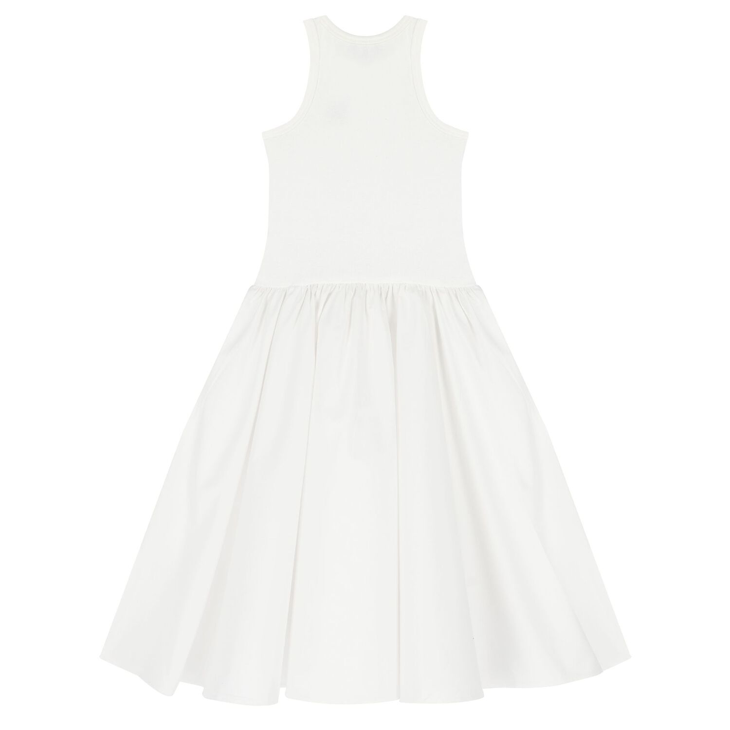 Girls White Logo Dress, 2, hi-res image number null