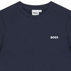 Boys White & Navy Blue T-Shirts (2 Pack), 3, hi-res