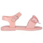 Younger Girls Pink Glitter Jelly Sandals, 1, hi-res