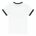 Boys White Logo T-Shirt, 1, hi-res