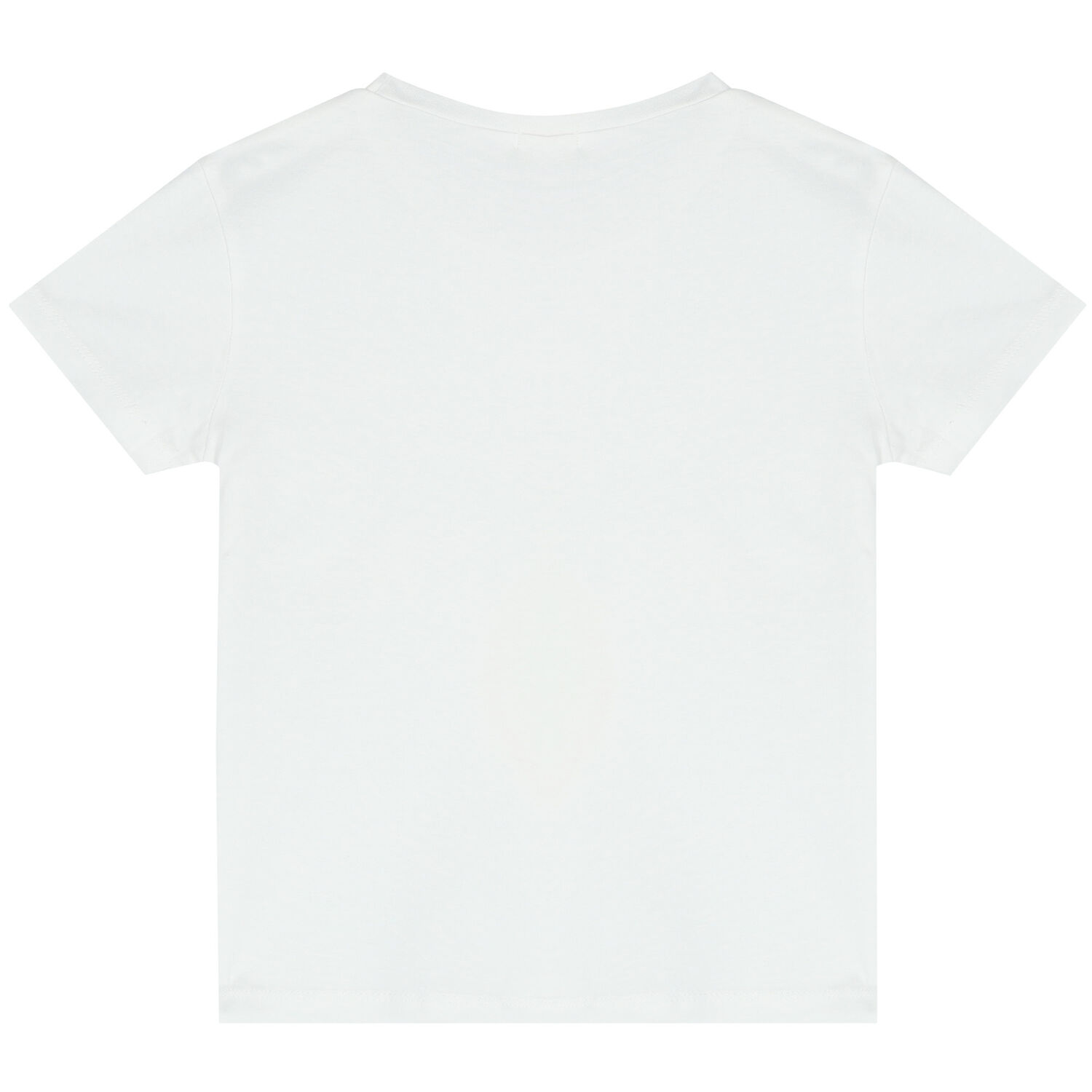 Girls White Sequin Heart T-Shirt, 1, hi-res