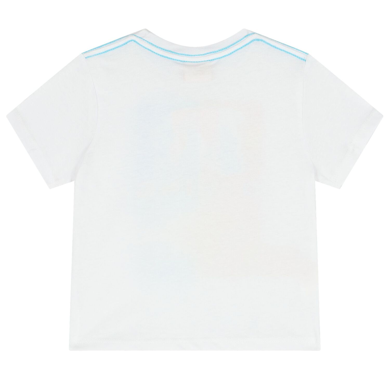 Boys White & Blue Fish Shorts Set, 1, hi-res image number null