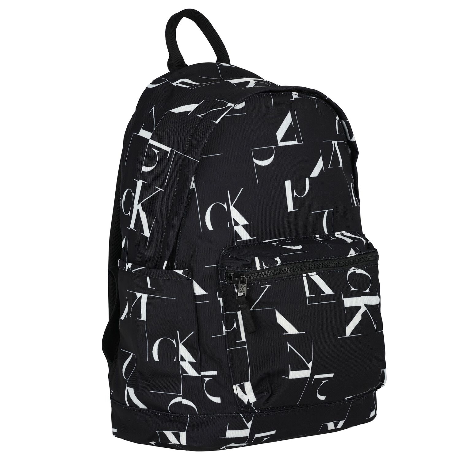 Black Logo Backpack, 1, hi-res