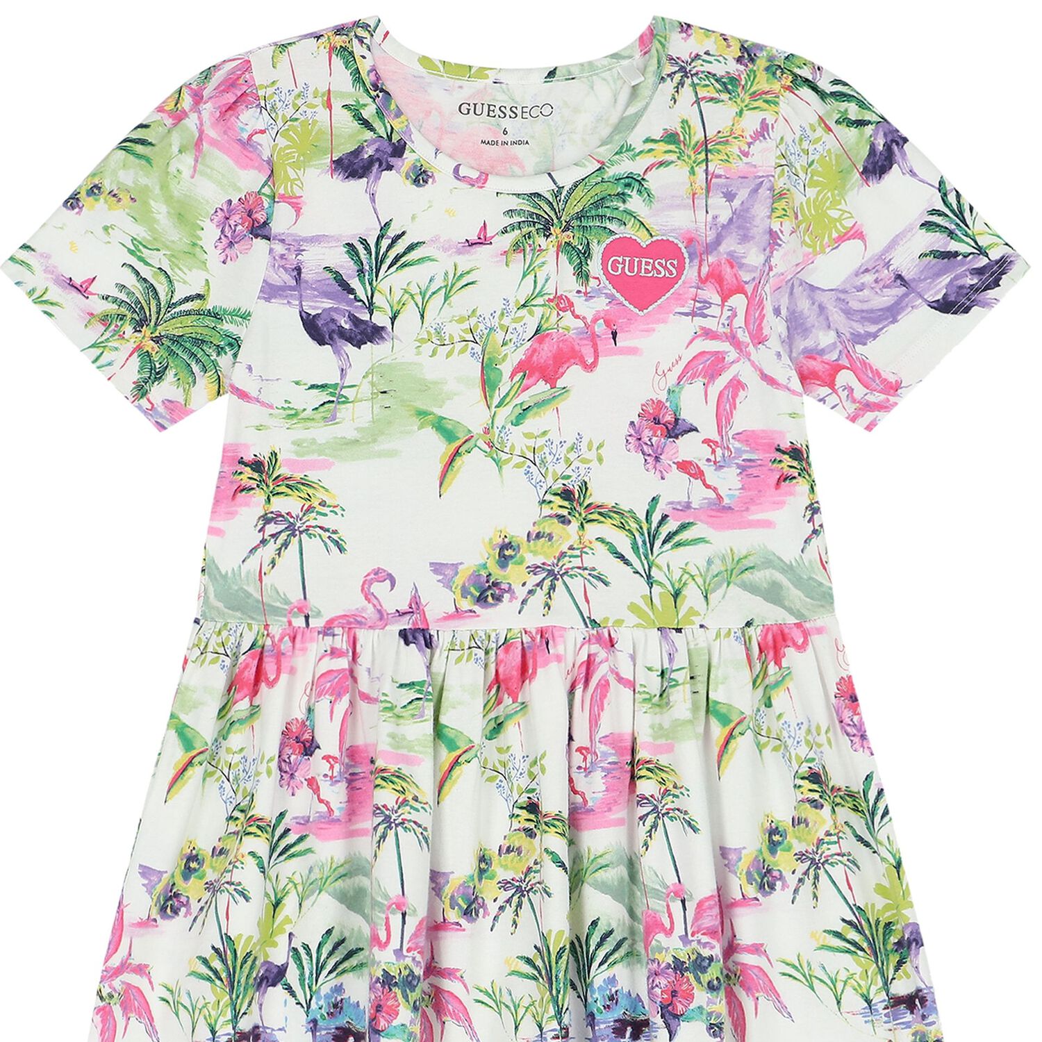 Botanical Print T-Shirt Dress, 1, hi-res image number null