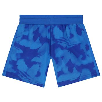 Blue Trefoil Logo Shorts