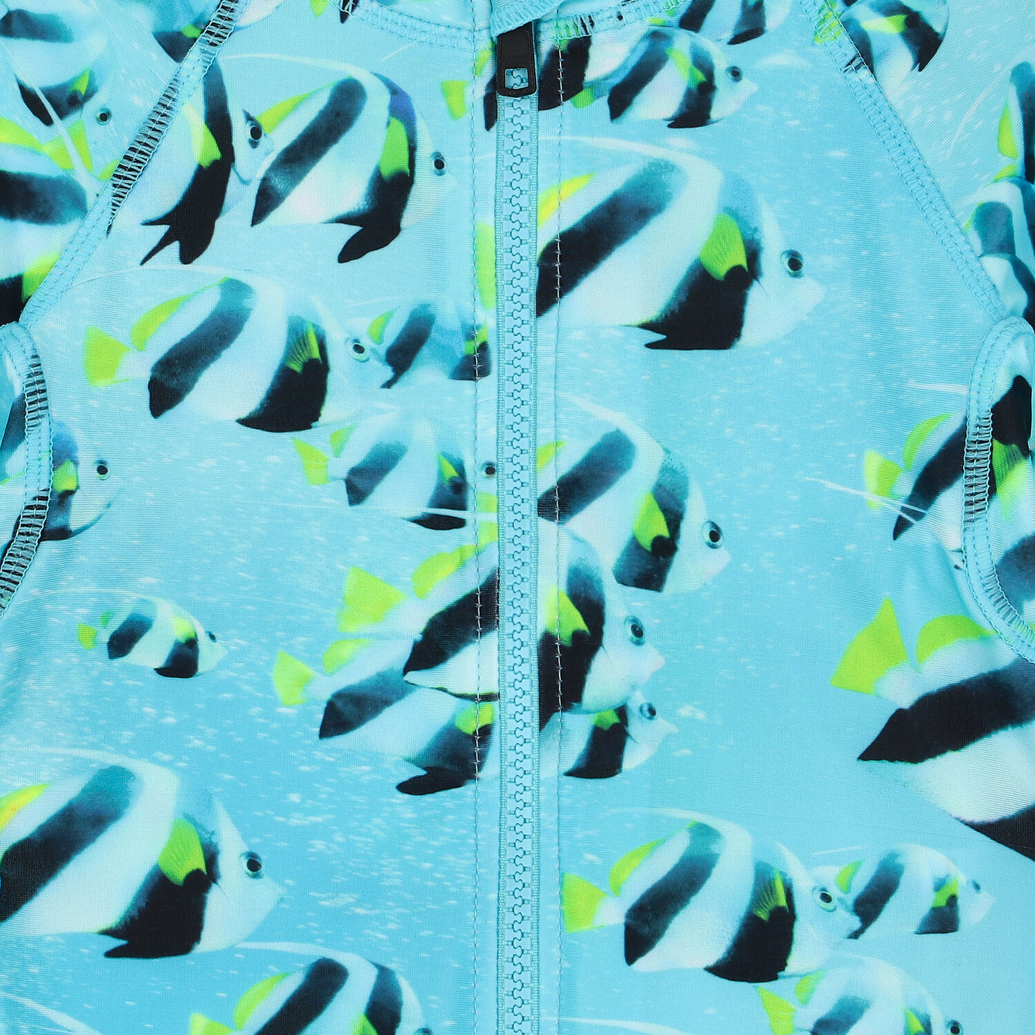 Younger Boys Blue Fish Protective Suit, 1, hi-res