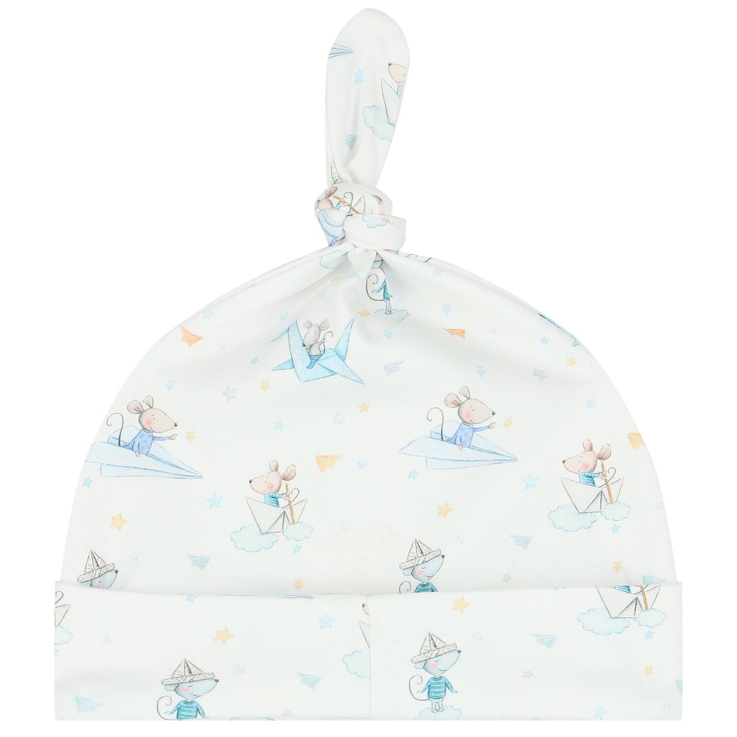 Baby Boys White Cute Mouse Babygrow Set, 1, hi-res