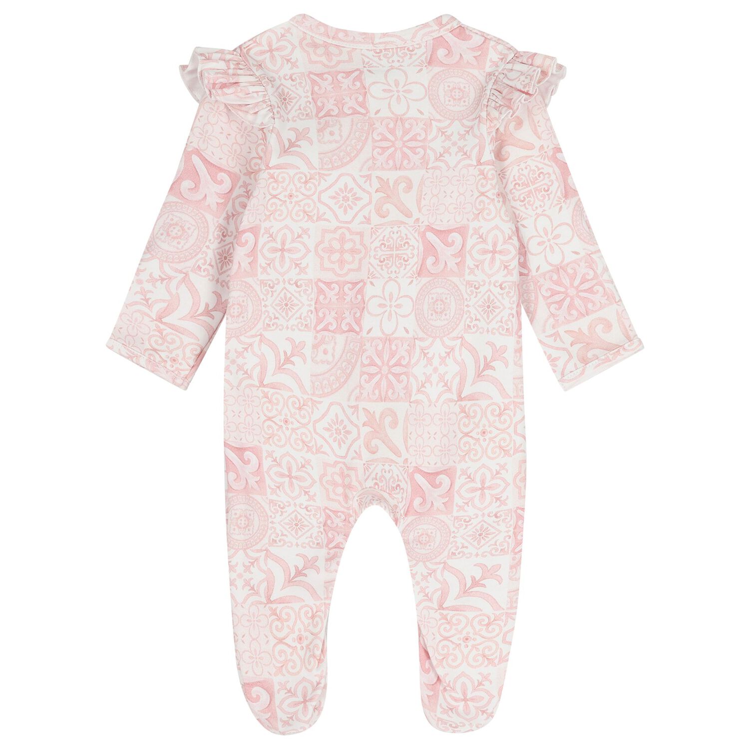 Baby Girls Pink & White Babygrow Gift Set , 1, hi-res