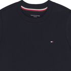 Girls Pink & Navy Blue Cotton Logo T-Shirts ( 2-Pack ), 2, hi-res