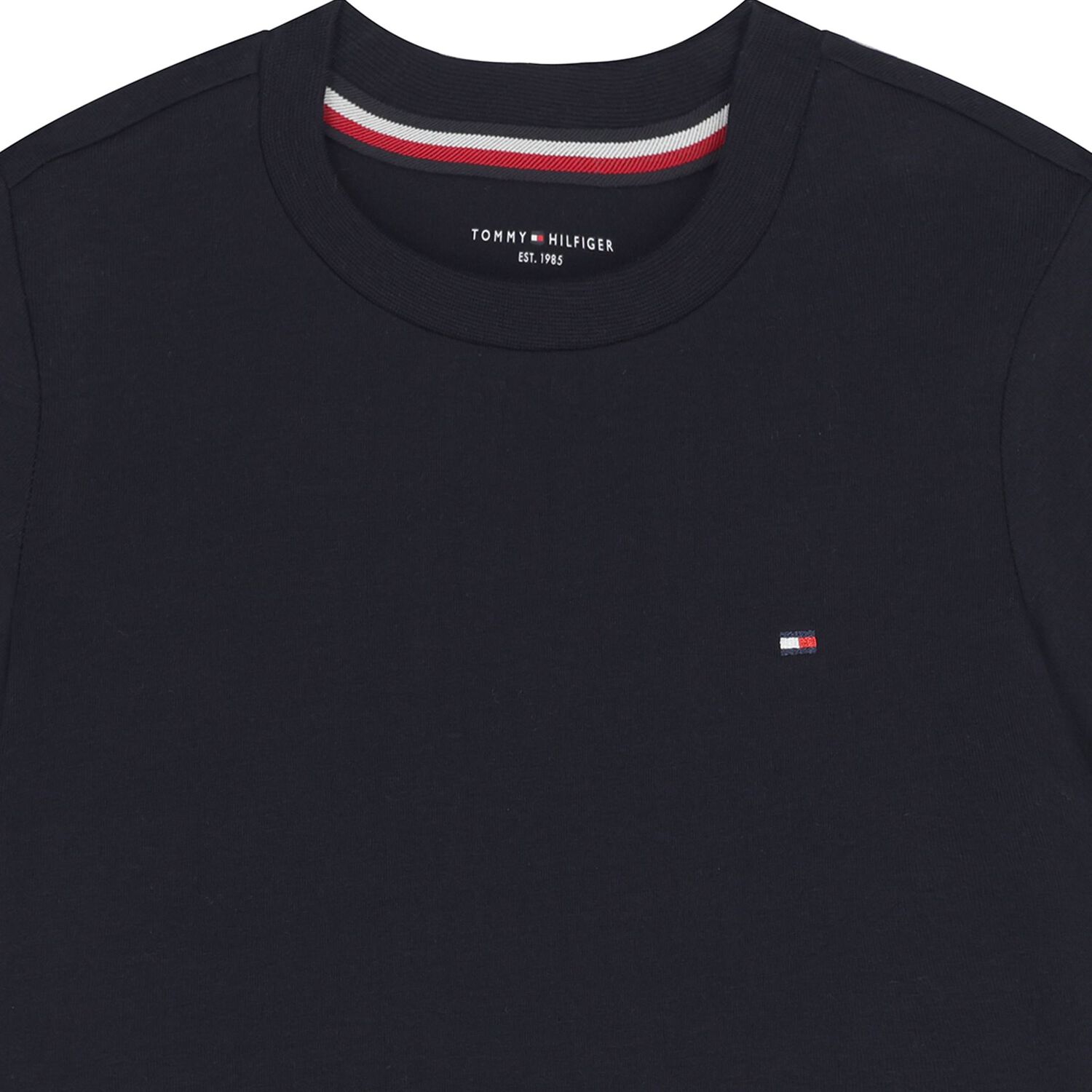 Girls Pink & Navy Blue Cotton Logo T-Shirts ( 2-Pack ), 2, hi-res