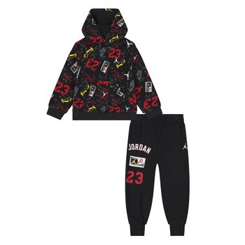 Younger Boys Black Jordan Tracksuit