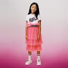 Girls White Sequin Logo T-Shirt, 1, hi-res