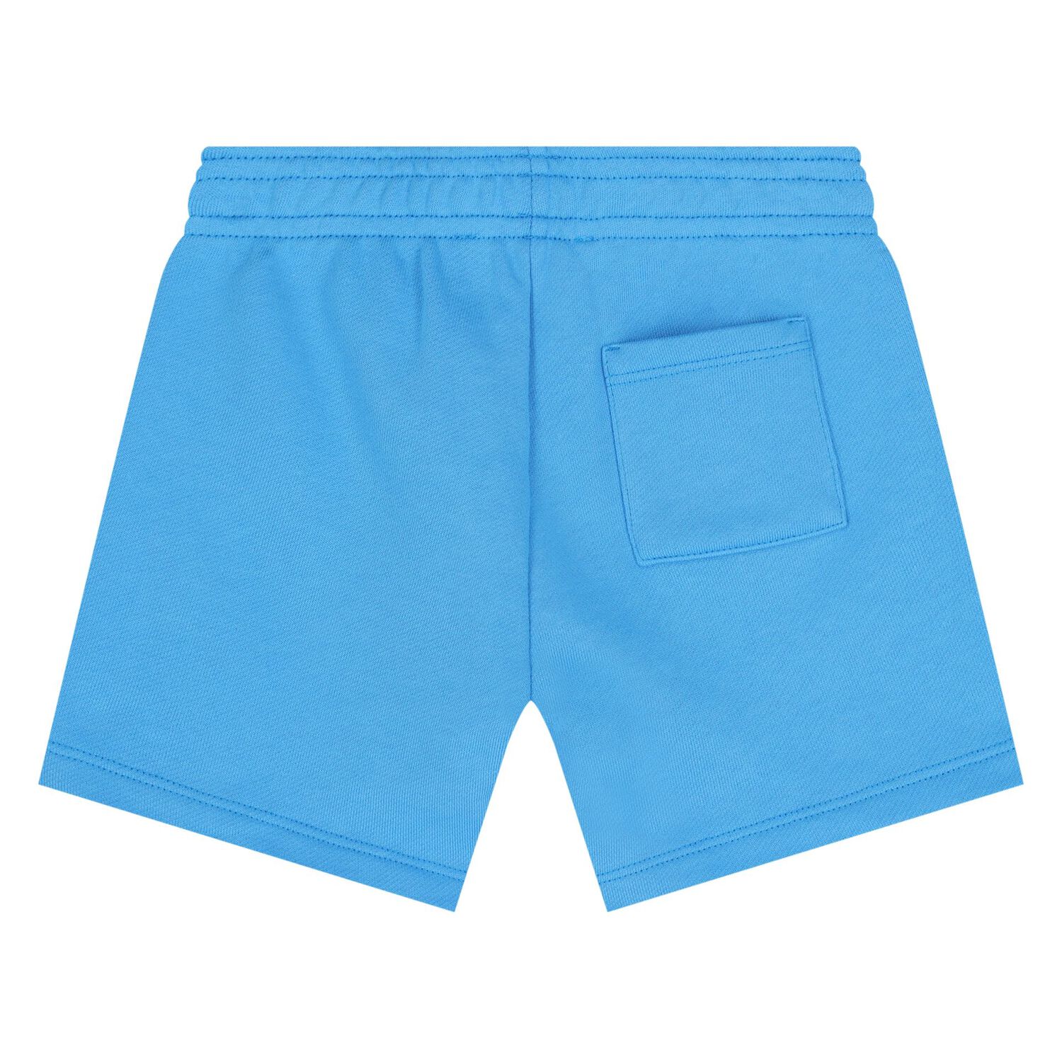 Younger Boys Blue Logo Shorts, 1, hi-res