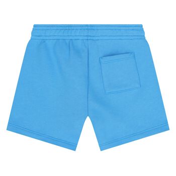 Younger Boys Blue Logo Shorts