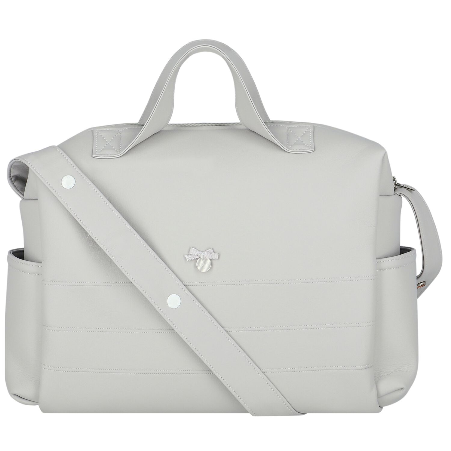 Grey Baby Changing Bag, 2, hi-res