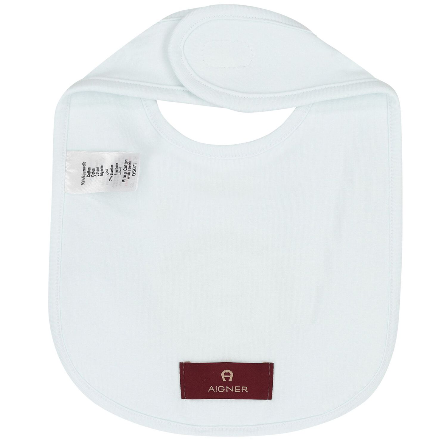 Baby Boys Blue Logo Babygrow Hat & Bib Gift Set, 1, hi-res