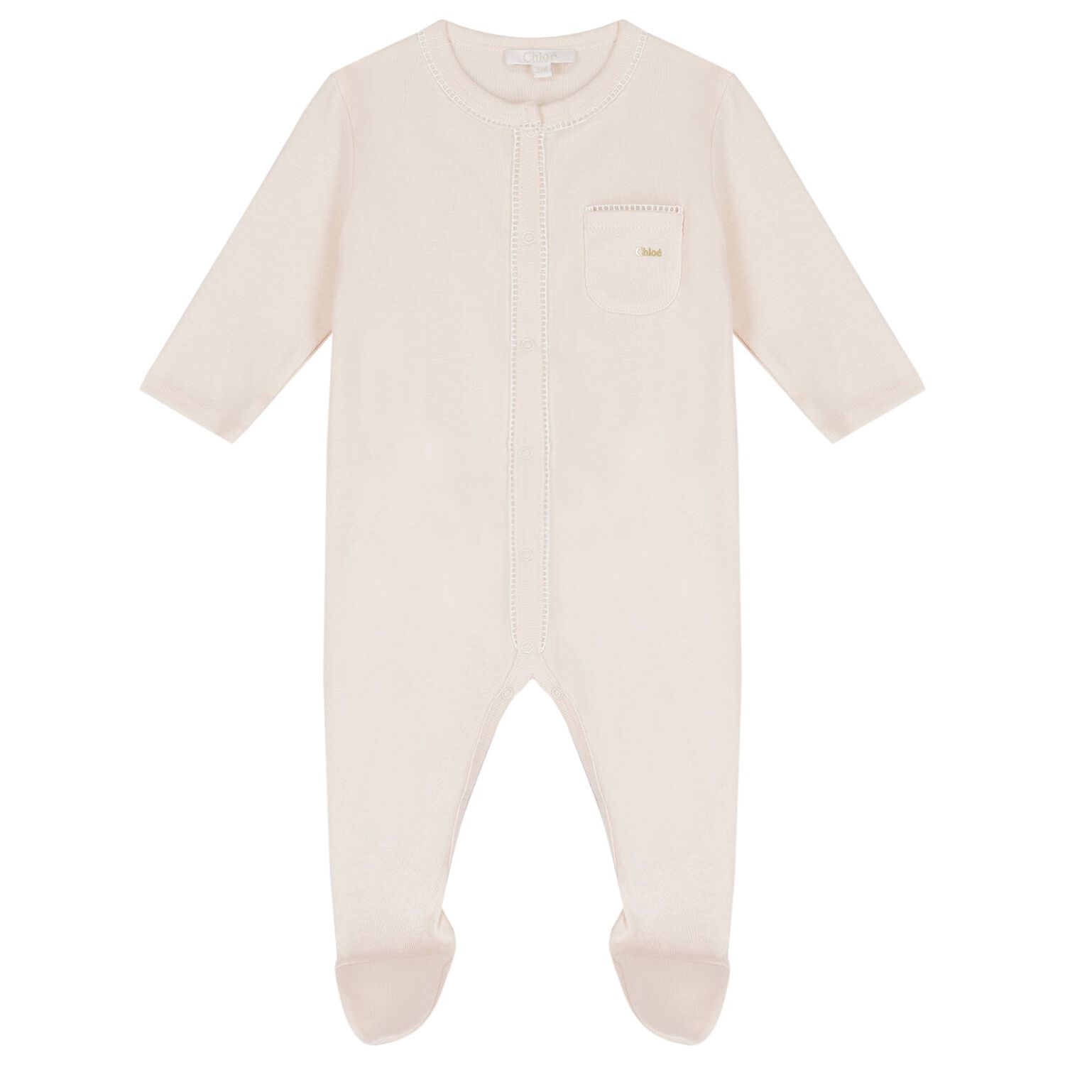 Baby Girls Pink Logo Babygrow Gift Set, 1, hi-res