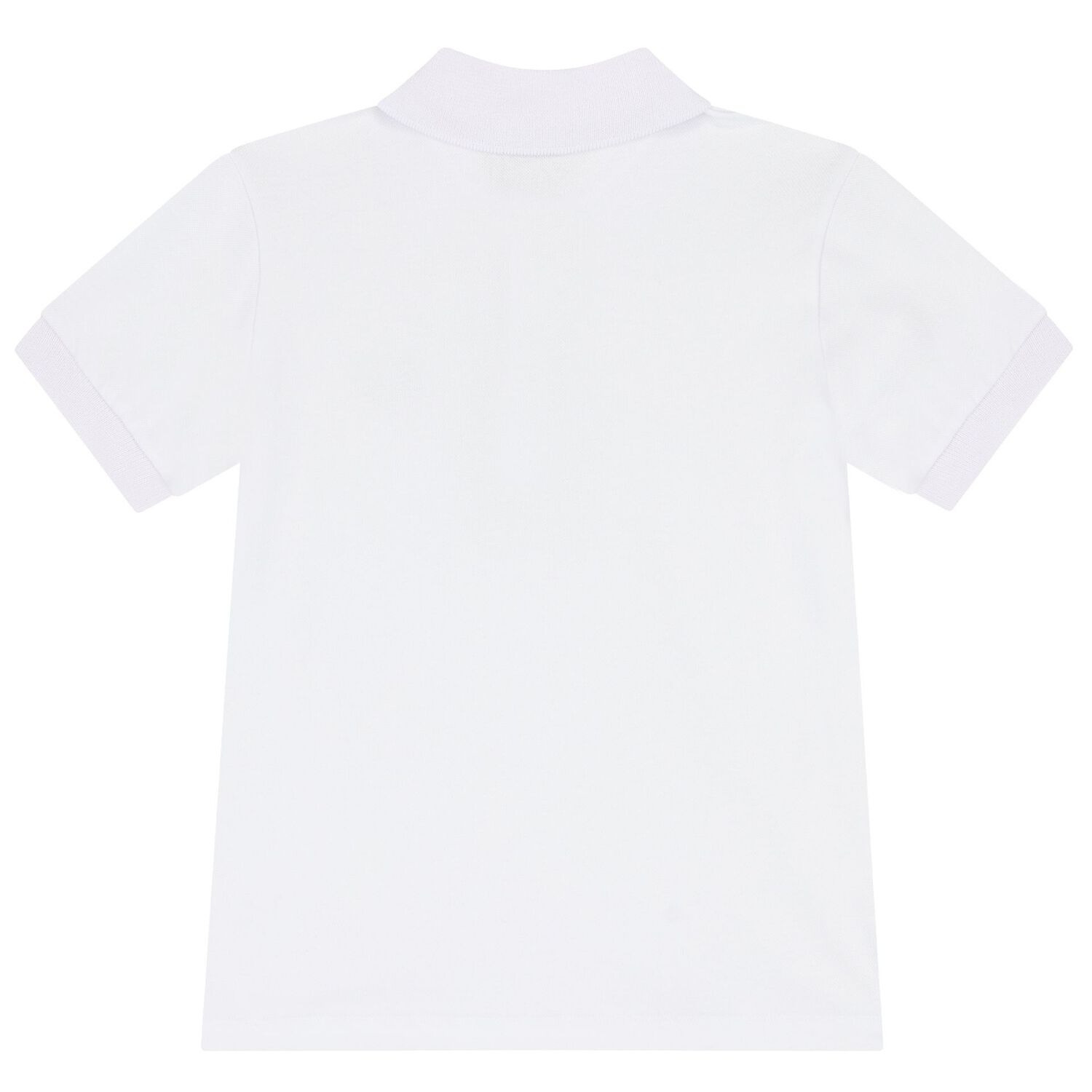 Boys White Logo Polo Shirt, 1, hi-res image number null