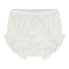 Baby Girls White Broderie Anglaise Dress Set, 1, hi-res