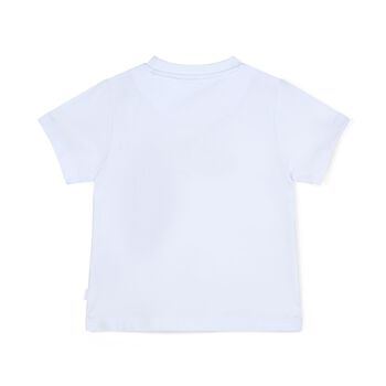 Boys White Logo T-Shirt