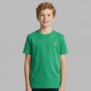Boys Green Logo T-Shirt