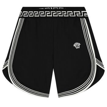 Girls Black Medussa Shorts