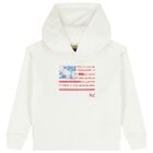 White Logo Hooded Top, 1, hi-res