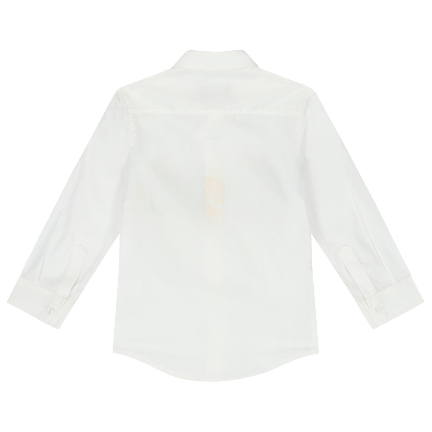 Boys White & Gold Logo Shirt, 1, hi-res