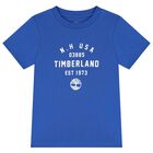 Boys Blue & White Logo T-Shirts ( 2-Pack ), 1, hi-res