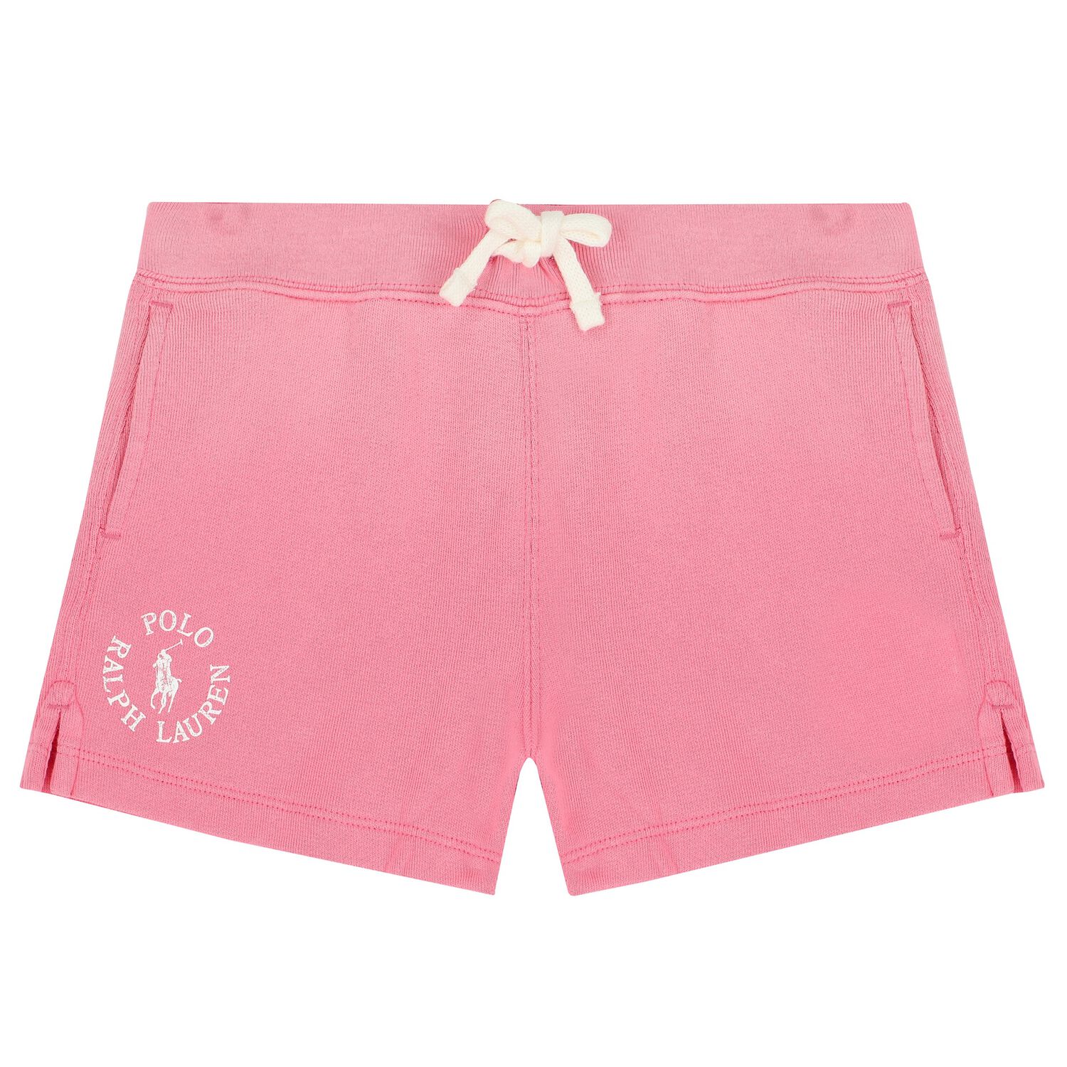 Girls Pink Logo Shorts, 1, hi-res