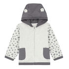 Baby Boys Grey & White Tracksuit (3 Piece), 1, hi-res