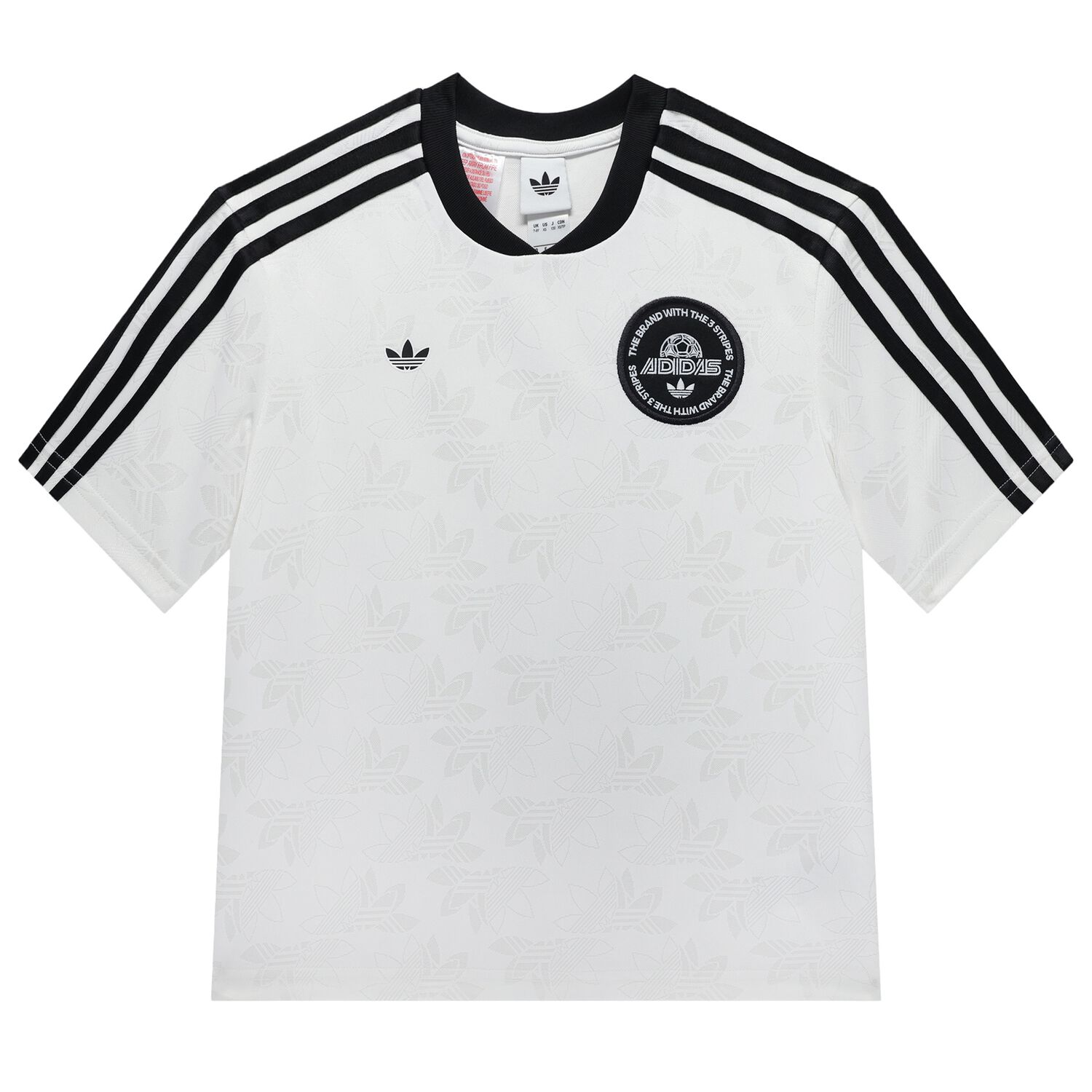 White & Black Logo T-Shirt, 1, hi-res