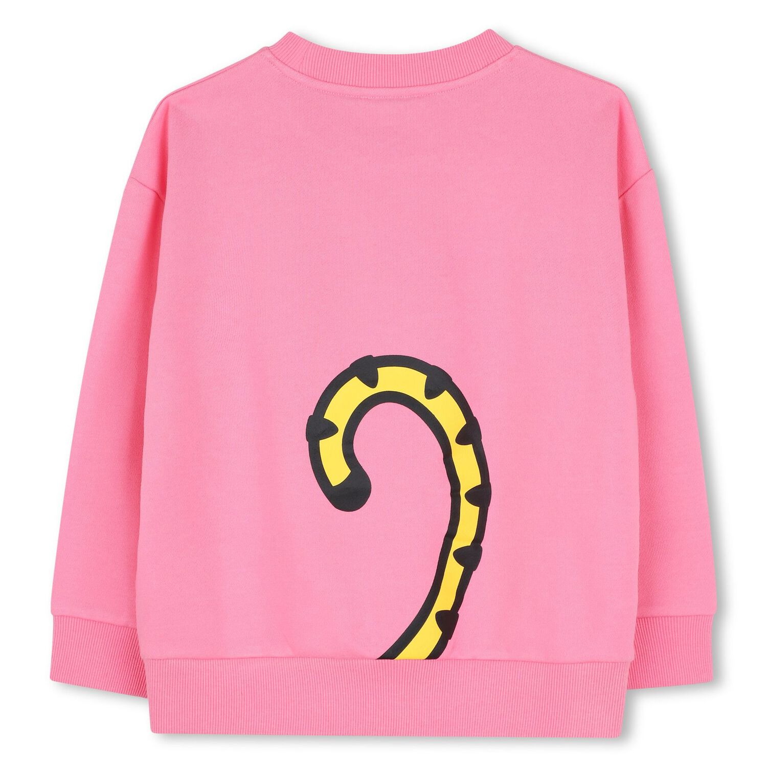 Girls Pink Tiger Logo Sweatshirt, 1, hi-res