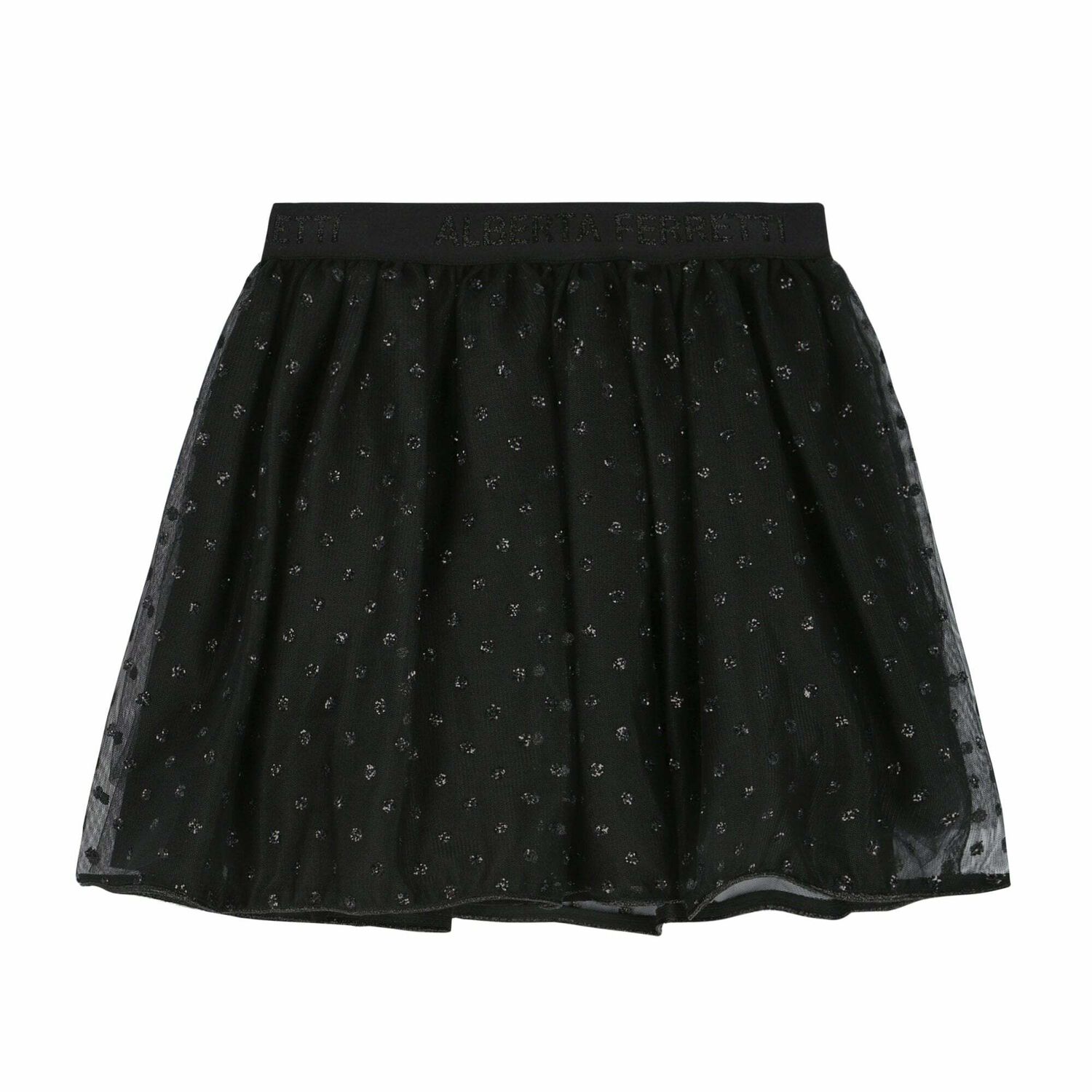 Girls Black Skirt, 1, hi-res