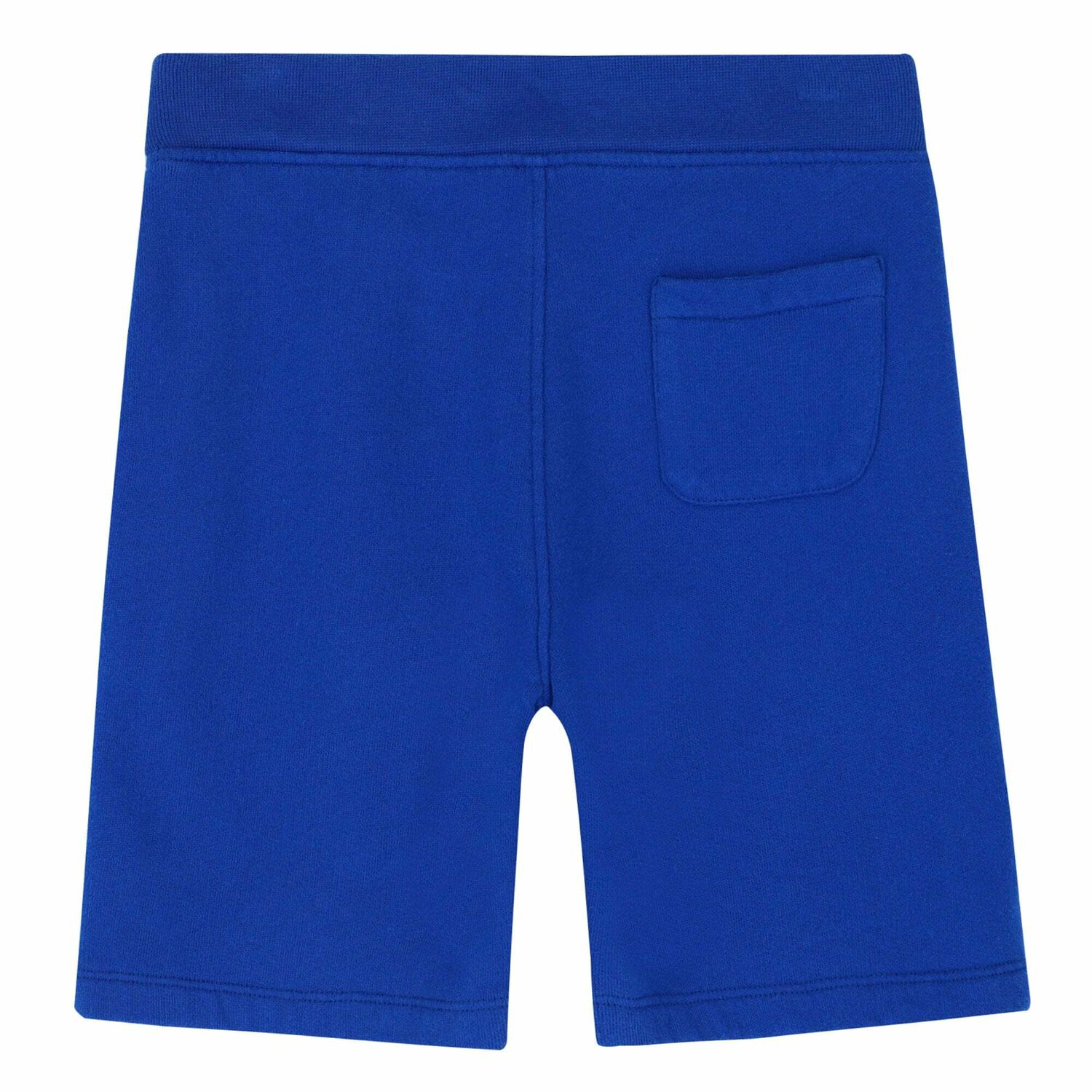 Boys Blue Logo Shorts, 1, hi-res