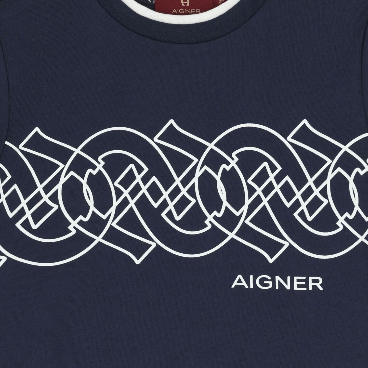 Boys Navy Blue Logo T-Shirt, 2, hi-res