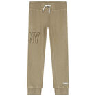 Khaki Green Logo Joggers, 1, hi-res