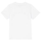 Boys White Logo T-Shirt, 1, hi-res