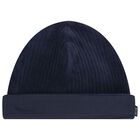 Baby Boys Navy Blue Logo Babygrow Gift Set, 3, hi-res