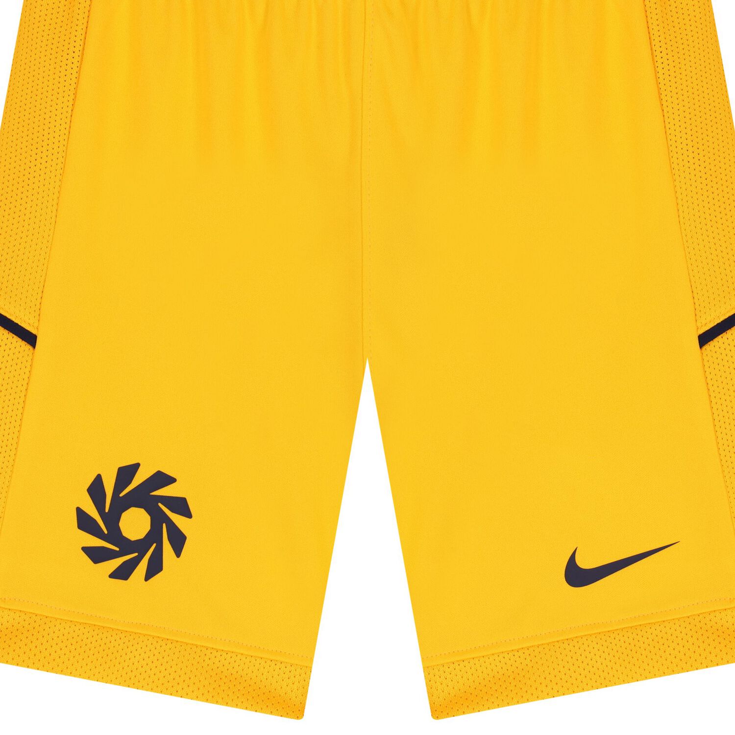 Boys Yellow Haaland Logo Shorts, 2, hi-res