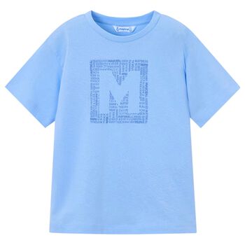 Boys Blue Logo T-Shirt