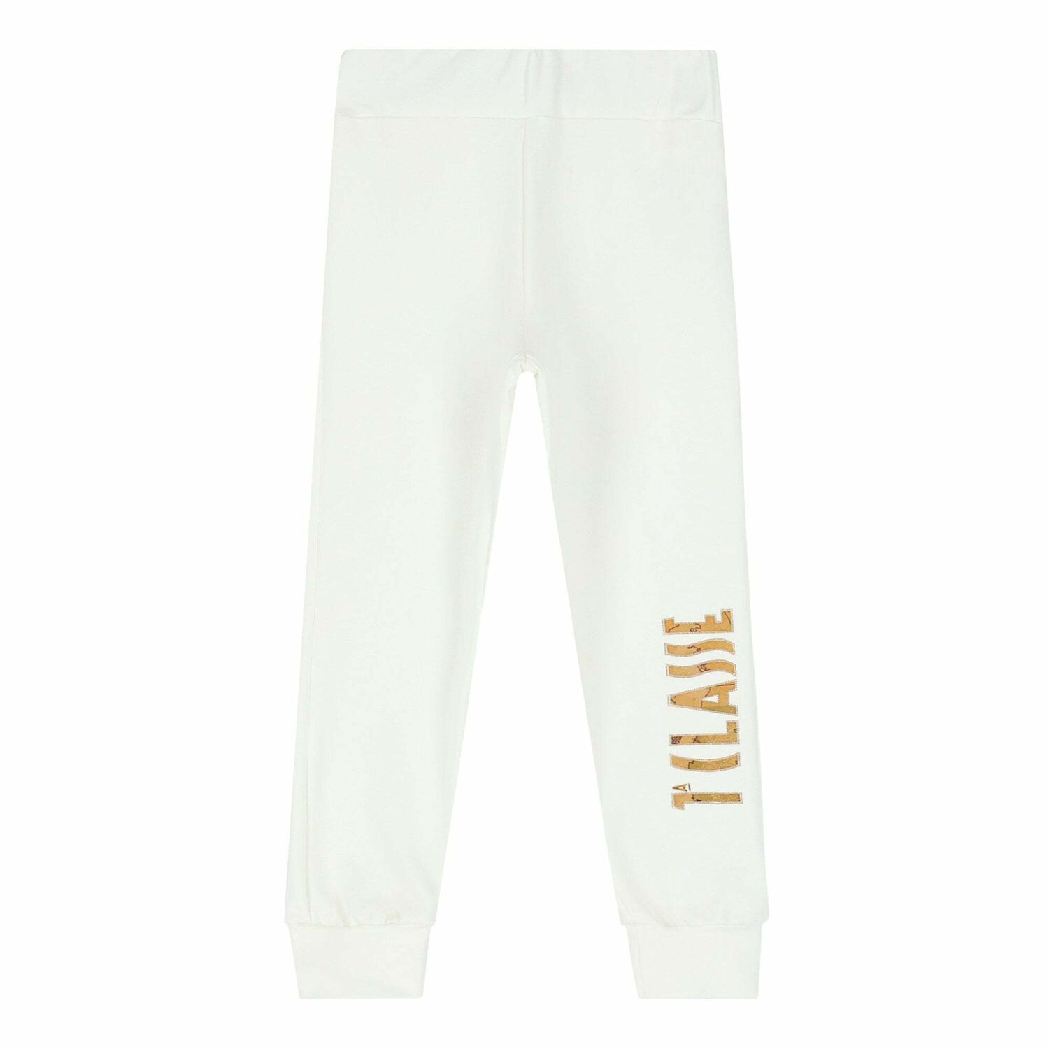 Girls Ivory & Beige Geo Map Tracksuit, 1, hi-res