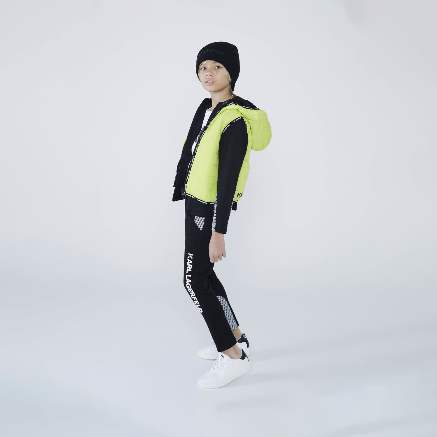 Boys Black Logo Joggers, 1, hi-res image number null