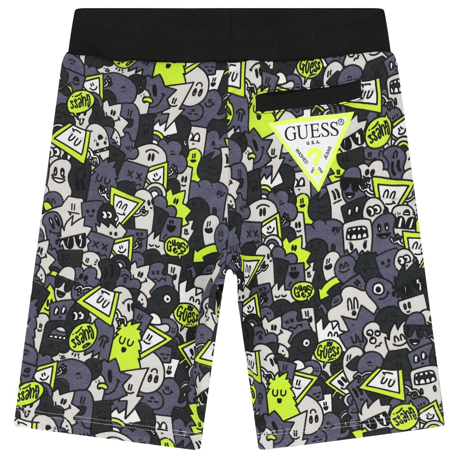 Boys Grey Logo Shorts, 1, hi-res image number null