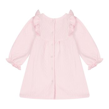 Baby Girls Pink Ruffled Dress